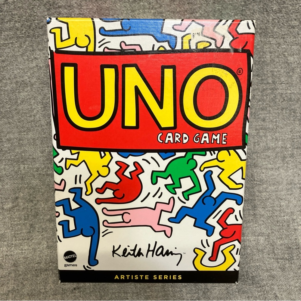 UNO Keith Haring Artiste Series Card Game Sealed New Mattel Limited Edition NIB